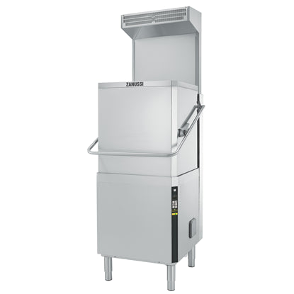 Warewashing Hood Type Dishwasher, Manual with ESD, Automatic Deliming Device & Advanced Filtering System 504272