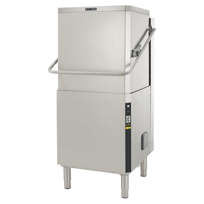 Warewashing Hood Type Dishwasher, Manual with Automatic Deliming Device & Advanced Filtering System 504273