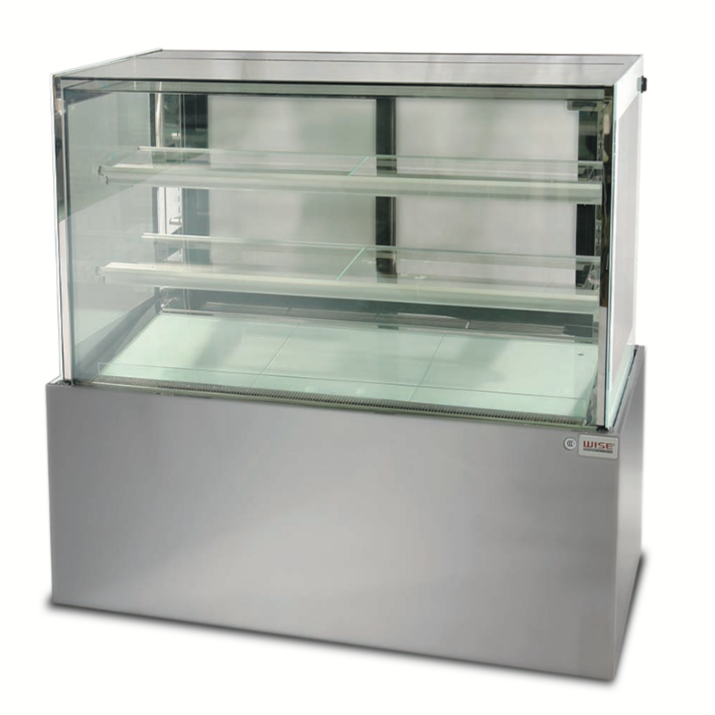 120cm High Humidity Square Floor Cake Display Cabinet