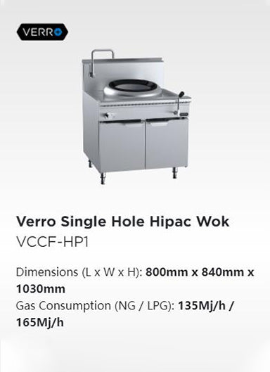Verro Waterless HiPac Wok Tables – Intelligeneer Solution