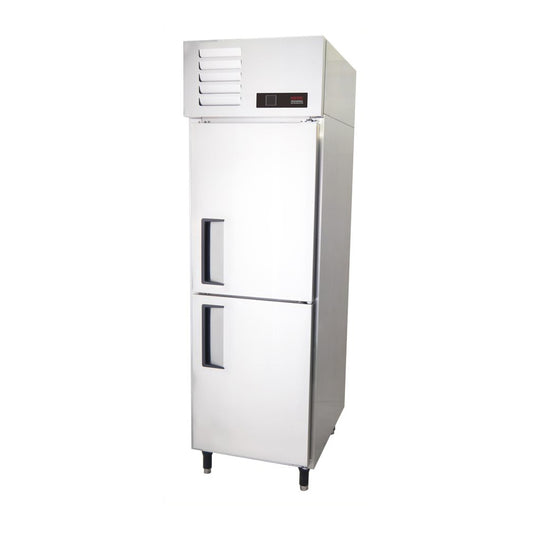 2 Door Stainless Steel Upright Freezer