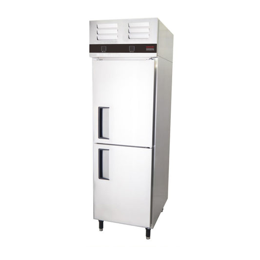 2 Door Upright Double Temperature Refrigerator