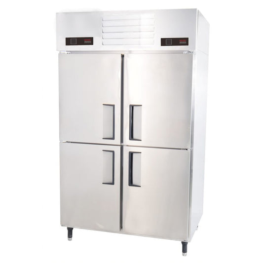 4 Doors Upright Double Temperature Refrigerator