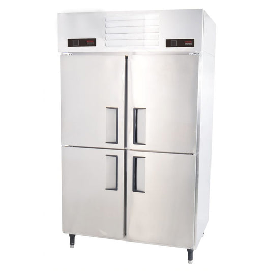 4 Doors Upright Double Temperature Refrigerator