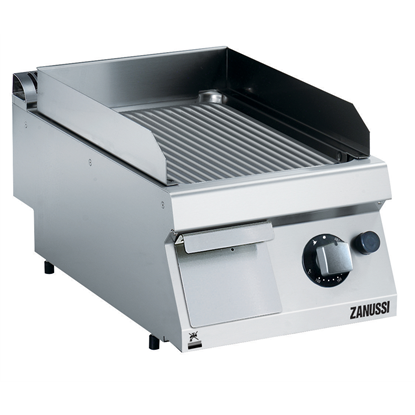 Modular Cooking Range Line EVO700 400mm Gas Fry Top, Ribbed Brushed Ch ...