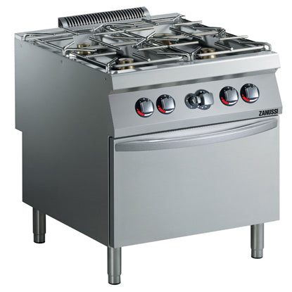 Modular Cooking Range Line EVO900 4-Burner Gas Range 10kW on Gas Oven 392260