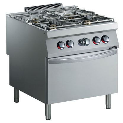 Modular Cooking Range Line EVO900 4-Burner Gas Range 10kW on Gas Oven 392260