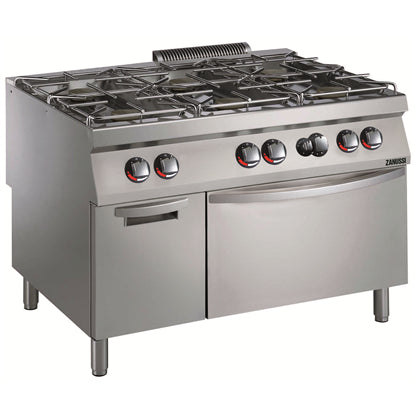 Modular Cooking Range Line EVO900 6-Burner Gas Range 10kW on Gas Oven with Cupboard 392263