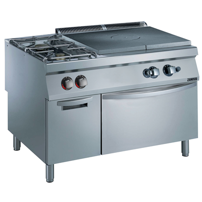 Modular Cooking Range Line EVO900 Gas Solid Top on Gas Oven with 2 Burners on cupboard 392265