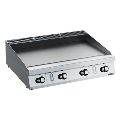 Modular Cooking Range Line EVO900 1200mm Gas Fry Top HP, Smooth scratch resistant chromium Plate 392406