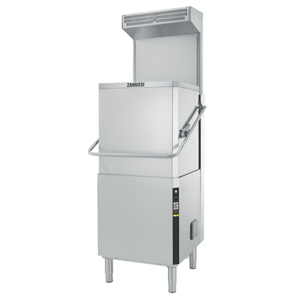 Warewashing Hood Type Dishwasher, Manual with ESD, Automatic Deliming Device & Advanced Filtering System 504272