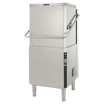 Warewashing Hood Type Dishwasher, Manual with Automatic Deliming Device & Advanced Filtering System 504273