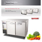 WISE Under Counter Fridge & Freezer