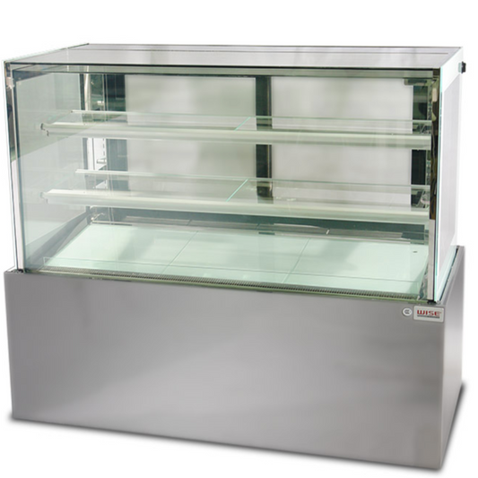 150cm High Humidity Square Standing Cake Display Cabinet