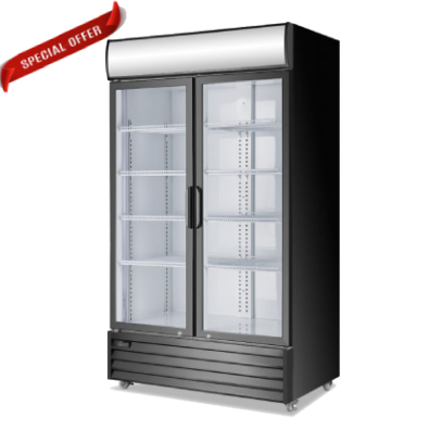 Double Glass Door Fridge (P1000WB-A)